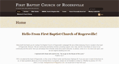 Desktop Screenshot of fbcrogersville.org